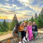 Candice King Instagram - A week ago I came home from the adventure of my dreams ✨ My parents introduced me to the magic that Montana holds many years ago. Ever since, I’ve always hoped for the chance to bring friends along for the journey of experiencing the brilliance of the big sky. We fly fished, we hiked, we sunsetted, stargazed, and made a meal out of every meal ♥️ the best week ever with @cadlymack @aishatyler @julieplec @annaliese_levy @raychill76 #larryandmary #wewantthebestTbone #arewegonnacapsize #dowehaveenoughwine #30klmhike #huckleberries #bringthebearspray 𝓗𝓮𝓪𝓿𝓮𝓷.