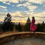 Candice King Instagram - Sometimes you need to put your phone down for a while to dance with the sunset and sing to the stars ✨ coming out of my phone hibernation…. ( 📸 @cadlymack ) Whitefish, Montana