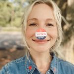 Candice King Instagram - The hottest summer accessory is an early voting sticker 🗳️ Get out there and VOTE Nashville! 👏 Nashville, Tennessee