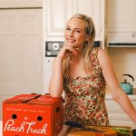 Candice King Instagram - I got my peaches from @thepeachtruck 🍑 and had so much fun putting together a last minute peach and burrata salad for summer soirée 🥂 Video up NOW on my YouTube channel 👩‍🍳 link in bio!