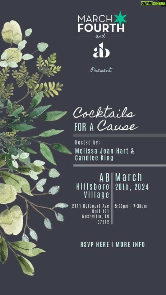 Candice King Instagram - Mark your calendars β¨ @march_fourth_ presents Cocktails for a Cause Hosted by @melissajoanhart & @candiceking π€π«Άπ€π«Άπ€ πΈ @iamjohnjo For more information and tickets (link in stories) https://fundraise.givesmart.com/form/PcYHYA?vid=146jq3 Anzie Blue