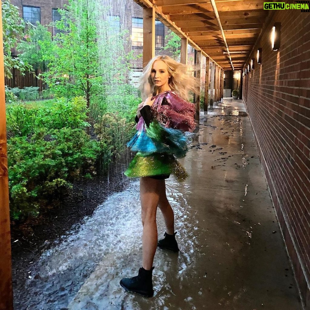 Candice King Instagram - TSwift 📸 dump 🌧️ Will definitely go down in the books as an unforgettable night with @emilydsaylor & @wcweaver. A Four hour weather delay (and every canned cocktail we brought in our to go cooler… and then maybe some of the canned cocktails our driver surprised us with) later… and the show went on! So much running, so much dancing, and even more singing all in the warm spring midnight rain ☔️ Nashville, Tennessee