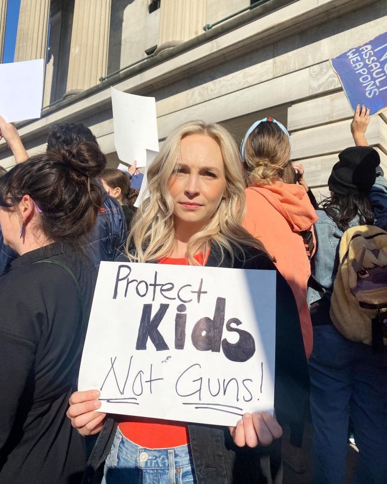 Candice King Instagram - I am in awe of all of the teenagers who were at the Nashville Capitol Building this morning. Hearing them describe their experiences of growing up with active shooter drills. Their fears. How angry they are to be let down time and time again. School shooting after school shooting. How brave this young generation is to show up and tell the lawmakers, who they aren’t even old enough to vote for, that they are failing them. The audacity of many of the lawmakers today to walk by these kids with fear in your eyes, unable to even acknowledge them. What cowards you are. As if these kids don’t fear walking to their next class every day in school because of the lax gun laws a majority of these elected officials are supporting, and making on a daily basis. To those elected officials who avoided making any eye contact today with the angry parents who have had to have, yet again, another painful conversation with their young children this week, and look THEM in the eye to try to reassure them that they are safe…have the guts to face the consequences that your lax gun laws create in your own community. Innocent lives were lost, yet again, this week. How many more must die? To the elected officials who showed your support and shook the hands of these children and parents today, thank you. To the elected officials who feel that we disrupted your day…I offer you the same thoughts and prayers you offer those who have lost loved ones to senseless gun violence. Do better. Tennessee State Capitol