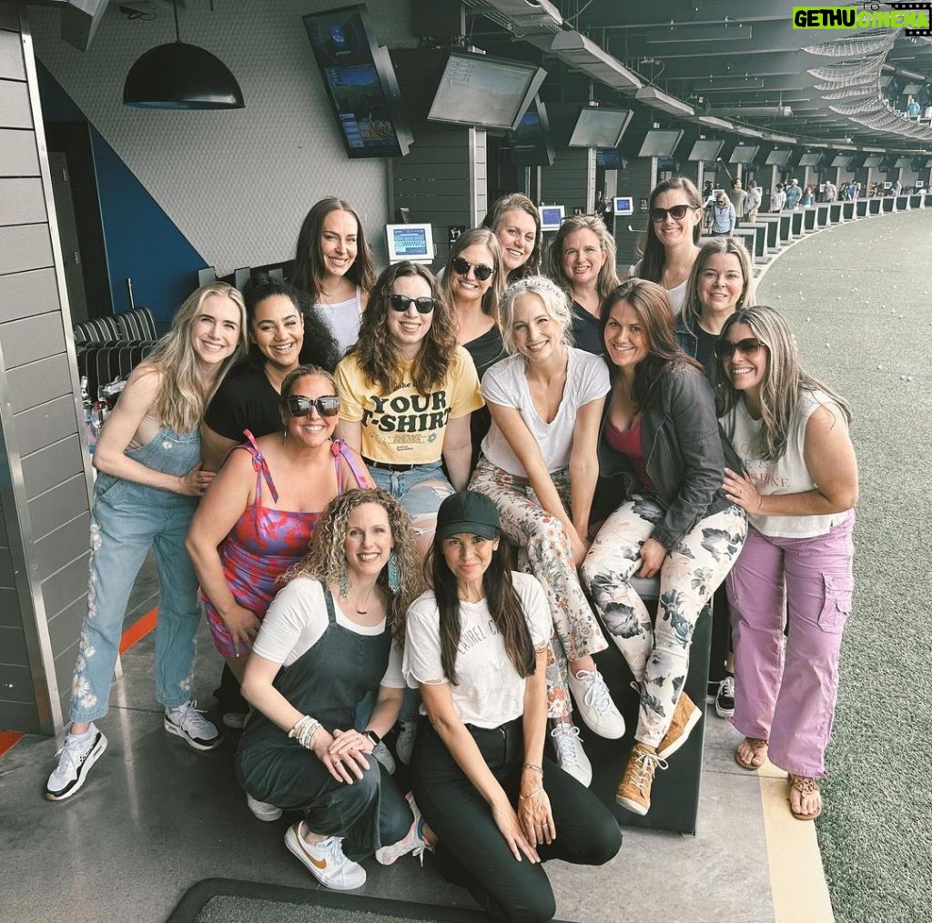 Candice King Instagram - This is 36 🎂 my heart is so full of love and gratitude and rosè ♥️ and my cheeks still hurt from smiling so much 🎈 (thank you to all the incredible women who made yesterday so special and @topgolf for all the fun) Nashville, Tennessee