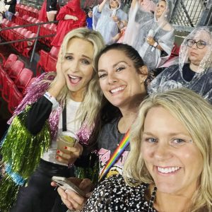 Candice King Instagram - TSwift 📸 dump 🌧️ Will definitely go down in the books as an unforgettable night with @emilydsaylor & @wcweaver. A Four hour weather delay (and every canned cocktail we brought in our to go cooler… and then maybe some of the canned cocktails our driver surprised us with) later… and the show went on! So much running, so much dancing, and even more singing all in the warm spring midnight rain ☔️