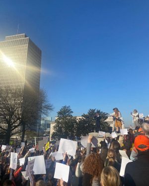 Candice King Instagram - I am in awe of all of the teenagers who were at the Nashville Capitol Building this morning. Hearing them describe their experiences of growing up with active shooter drills. Their fears. How angry they are to be let down time and time again. School shooting after school shooting. How brave this young generation is to show up and tell the lawmakers, who they aren’t even old enough to vote for, that they are failing them. The audacity of many of the lawmakers today to walk by these kids with fear in your eyes, unable to even acknowledge them. What cowards you are. As if these kids don’t fear walking to their next class every day in school because of the lax gun laws a majority of these elected officials are supporting, and making on a daily basis. To those elected officials who avoided making any eye contact today with the angry parents who have had to have, yet again, another painful conversation with their young children this week, and look THEM in the eye to try to reassure them that they are safe…have the guts to face the consequences that your lax gun laws create in your own community. Innocent lives were lost, yet again, this week. How many more must die? To the elected officials who showed your support and shook the hands of these children and parents today, thank you. To the elected officials who feel that we disrupted your day…I offer you the same thoughts and prayers you offer those who have lost loved ones to senseless gun violence. Do better.