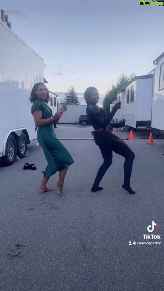 Candice Patton Instagram - Bat/Iris. The #crossover we knew we needed. 🥰 come back soon J. 💃🏽💃🏽 @javicia