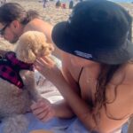 Candice Patton Instagram - beach day photo dump 🏖☀️🌊 My favorite things to do on the beach are sleep, read and laugh. Los Angeles, California