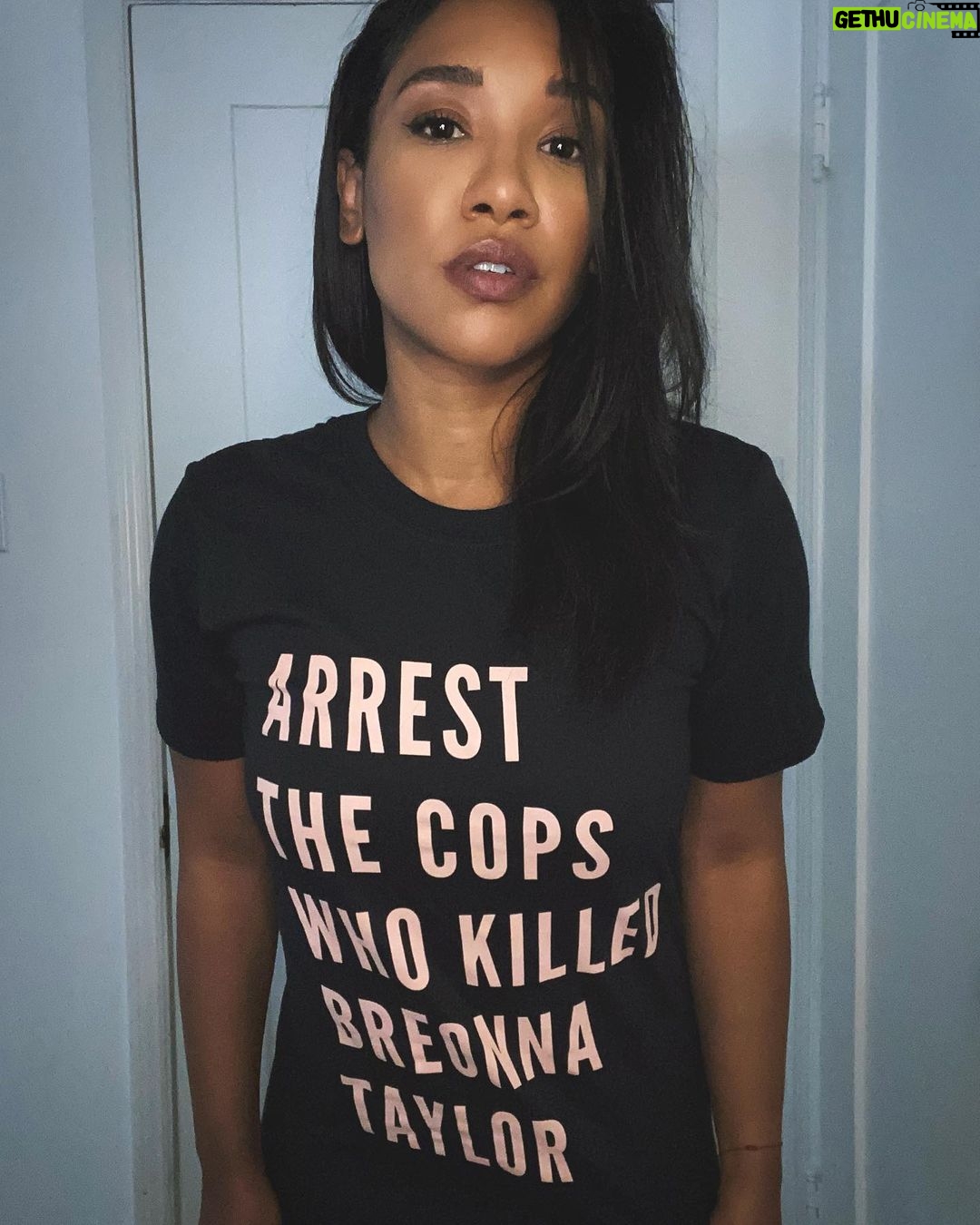 Candice Patton - 205.9K Likes - It’s been 150 days since Breonna Taylor was murdered in her home by Jonathan Mattingly, Brett Hankison, and Myles Cosgrove—and her killers have not been charged. Too often Black women who die from police violence are forgotten. Let’s stay loud, keep demanding justice for Breonna and her family, and SAY HER NAME. Proud to stand with @wnba players in joining this campaign, created by @phenomenal in partnership with the Breonna Taylor Foundation, to which all profits from tees will be donated. (Art by @arlyn.garcia)