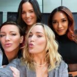 Candice Patton Instagram - lovely to see these ladies #arrowverse 🏹⚡️ Los Angeles, California