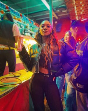 Candice Patton Instagram - 🎢🎡🎟 neon carnival 🧚🏾