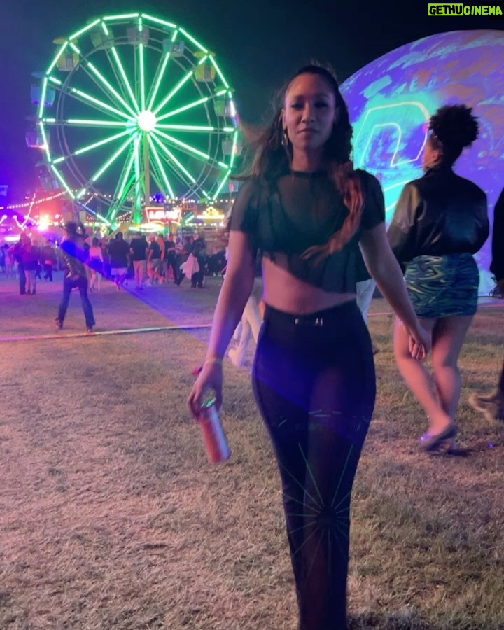 Candice Patton Instagram - 🎢🎡🎟 neon carnival 🧚🏾 Coachella