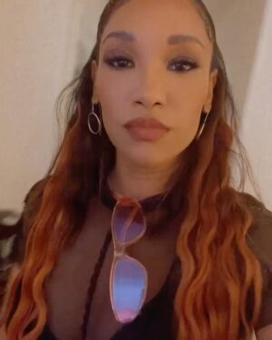 Candice Patton Instagram - 🎢🎡🎟 neon carnival 🧚🏾