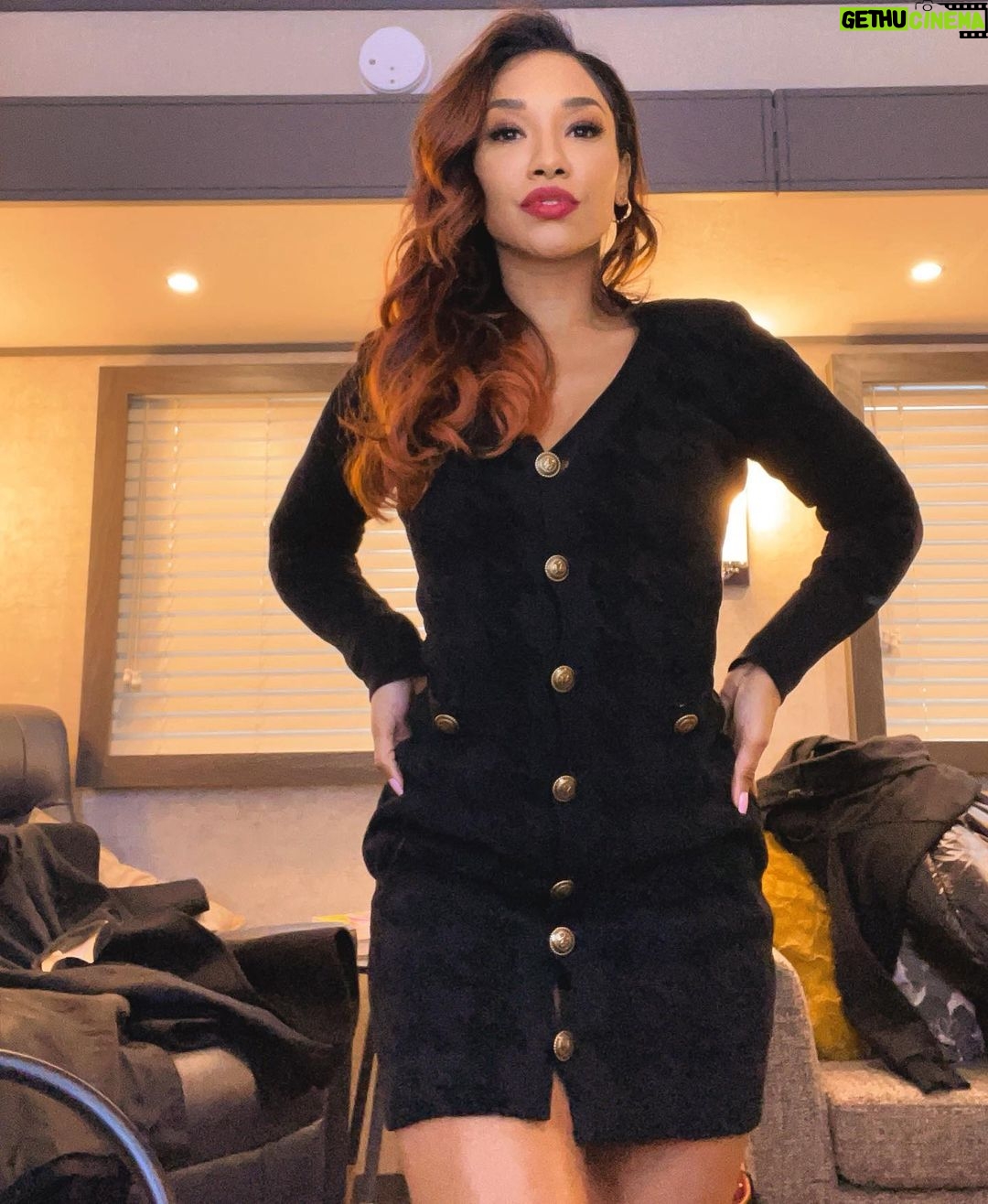 Candice Patton Instagram - till death do us part. but you first. 🥀🪦 #funeralattire