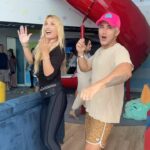Carlos PenaVega Instagram - WHAT IS HAPPENING 🤯😱 A swirly slide & @therealcarlospena from @bigtimerush on a cruise ?!? 🛝🚢 •Who noticed all the people staring in the back?! 👀 😂 #bigtimerush #boyfriend #dance #cruise