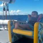 Carlos PenaVega Instagram – A perfect day on the water with the fam :) SWIPE -> to see Kingston living his best life 😂