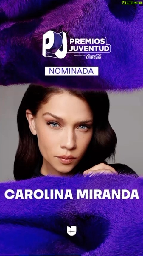 Carolina Miranda Instagram - 🚨🔥A VOTAR 🔥🚨 gracias por la nominación cómo “Mejor actriz preferida” por la mujer del diablo serie por @vix @premiosjuventud y por la nominación de “Me Enamoran” como mejor pareja con @joseron3 🤩💓 quien ya está votando en premiosjuventud.com ?! 👀✨ LOS ADORO !!!
