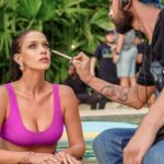 Carolina Miranda Instagram - Domingo de darnos un chapuzón 💦🔥💋 #PerfilFalso y a todo esto me encanta esa canción,cómo se llama ?! 👀
