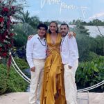 Carolina Miranda Instagram - Celebrando el amor!!! ☀️🥂💛💃🏻🪩🕺