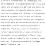 Carolina Miranda Instagram – Un mensaje para todos ustedes ❤️✨🌎 gracias por la portada y el espacio @mujerde10 NUNCA SE RINDAN Y CONFÍEN !!! Los amo 💋🤍