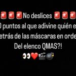 Carolina Miranda Instagram – 💣🔥100 puntos al que adivine quién está detrás de las máscaras del elenco QMAS?! 🔥💣 😂😂😂 LOS AMO !!!! ❤️ a todos gracias por tanto amor y cariño para este proyecto ❤️