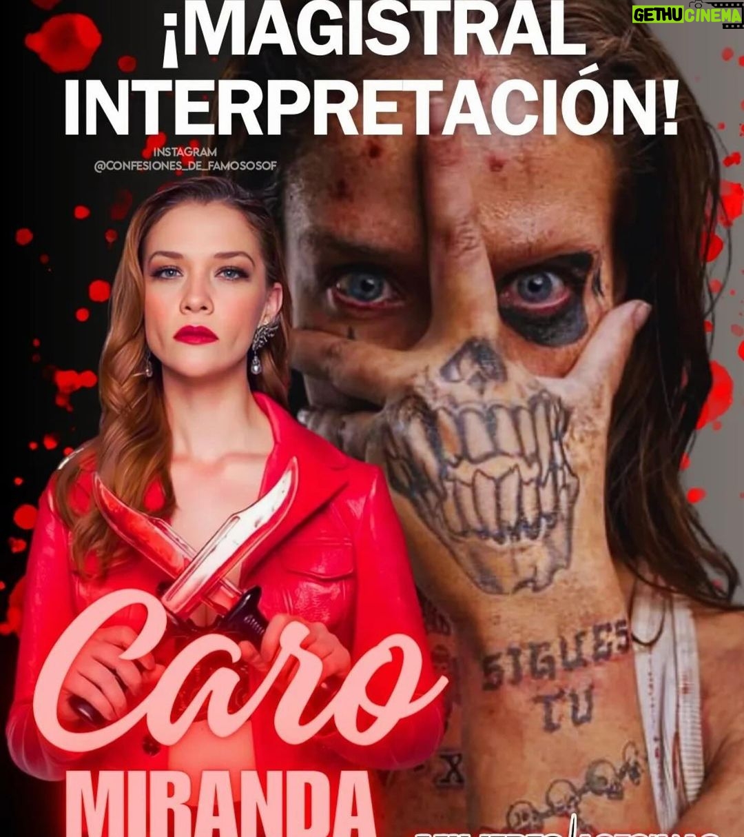 Carolina Miranda Instagram - Gracias a todo el equipo que hizo posible esto en Mujeres Asesinas 🎬🙌🔪🩸 y gracias a ustedes por reventarme el celular de tantos mensajes!!! 🫀🫀🫀 @vix #MujeresAsesinas #Esmeralda