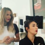 Caroline Flack Instagram - Me and @ciarahaidar working on little project today ... in the meantime we thought we’d do a little song from Hamilton ...seeing as I’m OBSESSED with it ❤️