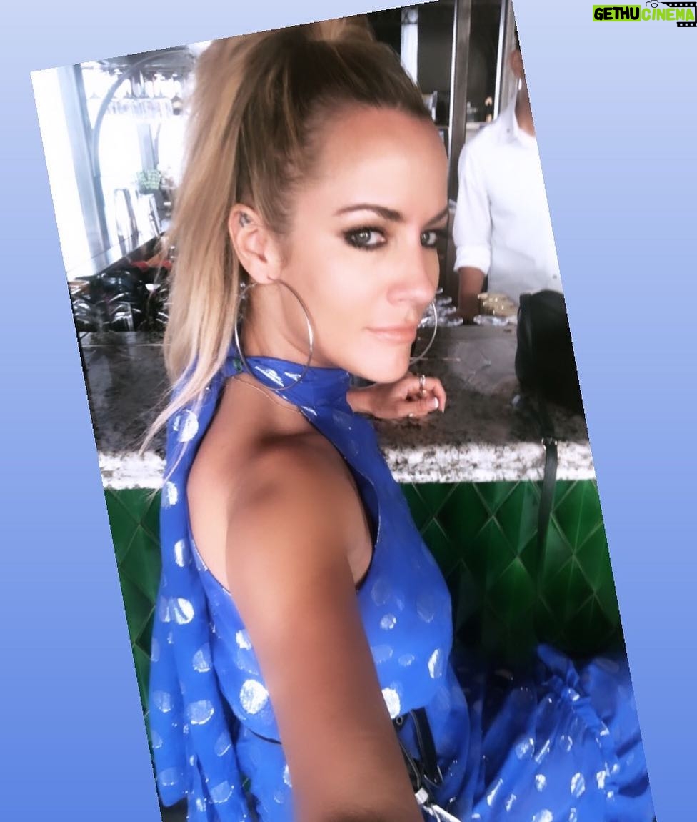 Caroline Flack Instagram - Blue @rixo @styledbynana