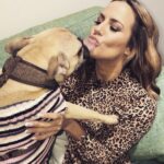 Caroline Flack Instagram - Yeh she likes to kiss everyone ...and she stinks... but she’ll always be my baby .... can’t wait to see you Ruby..... I always got you .. you always got me ❤️
