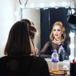 Caroline Flack Instagram - Heading into week 2 of being Roxie Hart .... ❤️ thanks for the pic @oscarmay_