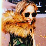 Caroline Flack Instagram – THANK YOU FOR MAKING MY WINTER @charlottebaillieu . Love this coat . Never gonna take it off ❤️