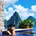 Caroline Flack Instagram - Thank you @jademountainstlucia I love sleeping under the stars .. ❤️ #wewhotravel @hotelsdotcom JADE MOUNTAIN ST LUCIA