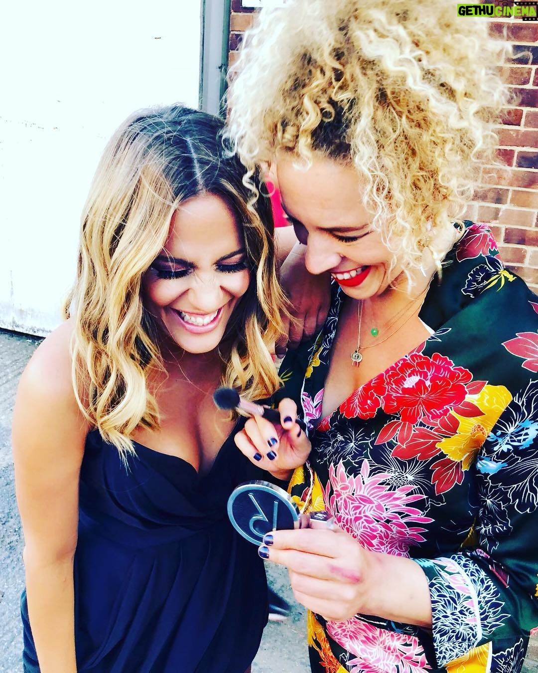 Caroline Flack Instagram - Work pals for 7 years - friends for life ❤️ @gemflossy