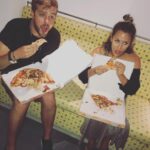 Caroline Flack Instagram - This is how we watch the show @iaindoesjokes