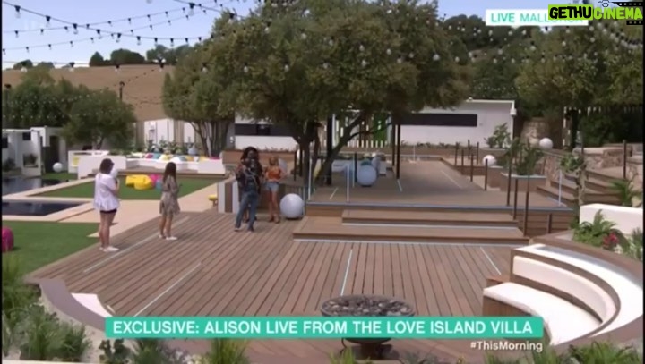 Caroline Flack Instagram - Always lovely to chat to the lovely Alison ... thanks for having us @thismorning