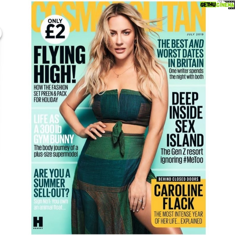 Caroline Flack Instagram - Honoured to be @cosmopolitanuk July cover girl. I had a wobbly start this year and it was so refreshing to be honest about my emotions and talk so openly about everything, so thank you Cosmo. Also thank you @farrahstorr for making me your first and last cover. You’re truly lovely and the best at what you do ❤️