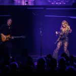 Carrie Underwood Instagram - First show back in #Vegas @resortsworldlv for our #Reflection show!!! The crowd was so much fun last night!!! Thankful to all those who came out to sing and dance and party with us! 📸: @jeffjohnsonimages