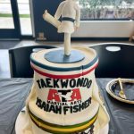Carrie Underwood Instagram - Today, we got to celebrate our sweet Isaiah turning 9!!!! Oh, how time flies…we got to party doing one of his favorite things…taekwondo! So fun to see the kids learning some new things. And what an amazing cake from @iveycakestore !!! It was as yummy as it was cool!