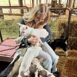 Carrie Underwood Instagram - Had the BEST day today @noblespringsdairy in Franklin, TN! We had baby goat cuddles, made some new friends and even got to ask alllllll kinds of questions about goats, milking and cheese making! Such a sweet place to take the family if you’re in the area! And, of course, don’t forget to check out all the yummy cheese!!! #BabyGoats #GoatCheese #FamilyFriendly #GoatCuddles #SupportSmallBusiness