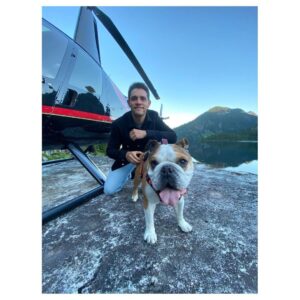 Casey Cott Instagram - Canadian copilot @mrbentley_thedog