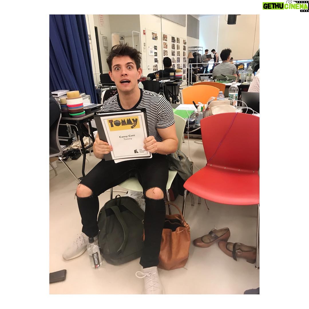 Casey Cott - 353.3K Likes - TOMMY @kennedycenter Iβm SO EXCITED WHOSE COMING. THIS CAST IS WILD! THANK YOU FOR TAKING MY PICTURE @mandy.gonzalez