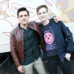 Casey Cott Instagram – Fun times with the homie at #coachny last night!#coachcreate