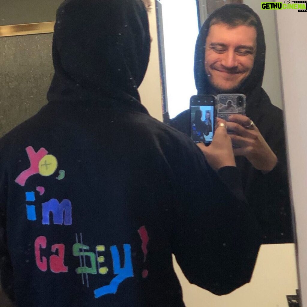 Casey Frey Instagram - BLACK FRIDAY THRU MONDAY SALE PLUS 2 NEW DESIGNS! (Link in the Descrippy)🦔🌞Gotta order by Dec 3rd to get em by Christmas yall!🎅🏼luv u 💛 ”Yo I’m Casey” design (that’s embroidered btw) is by my homie @antoncreeks