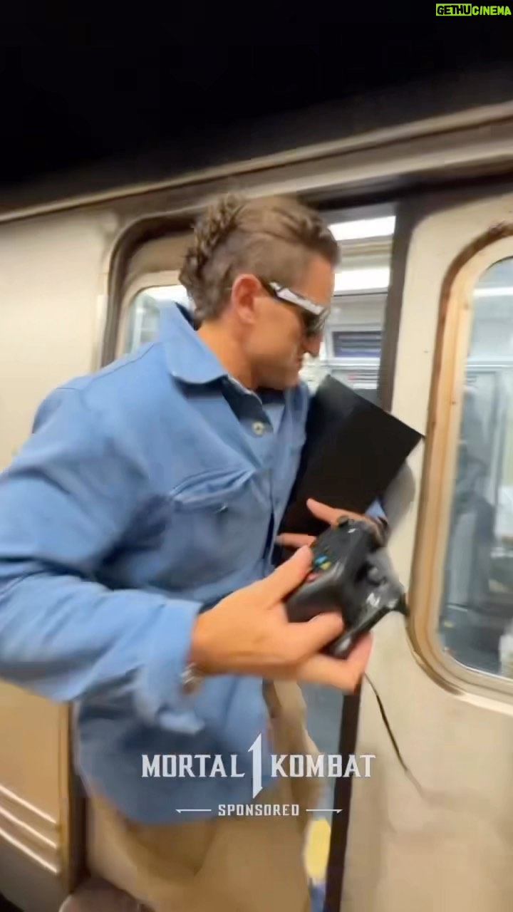Casey Neistat Instagram - Mortal Kombat 1 is out now, check link in bio #MK1Sponsored @mortalkombat this was fun idea but a nightmare to film! much thanks to @jordanstuddard @hunter_weiss and @olav for helping. we went through 2 tvs and 4 giant batteries. most fun part; we gave the tv to the the girl that says ‘only in new york’ her name was Star and she was a star. she was also so psyched about her new tv