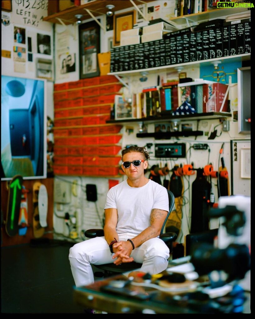 Casey Neistat Instagram - always an honor to get my picture taken by my favorite photographer @vuhlandes (thats film, not a filter 📸)
