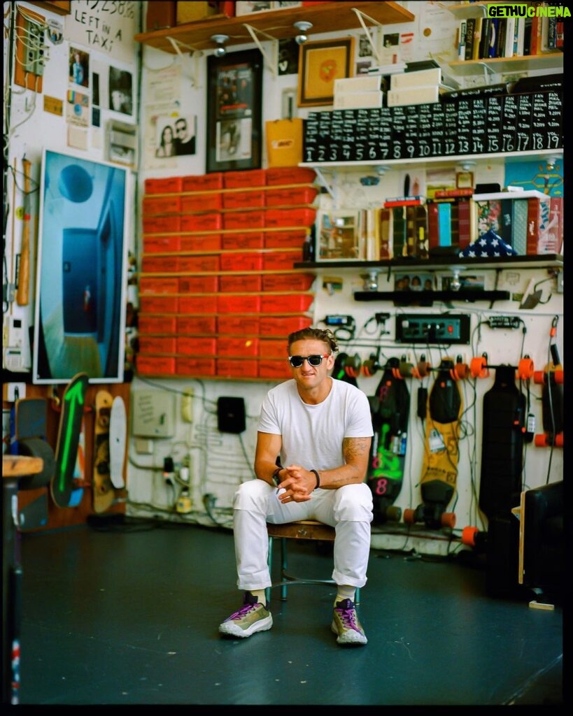 Casey Neistat Instagram - always an honor to get my picture taken by my favorite photographer @vuhlandes (thats film, not a filter 📸)