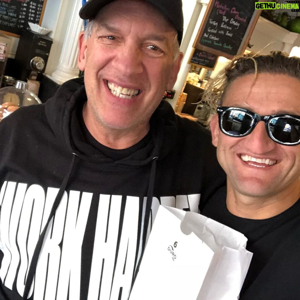 Casey Neistat Instagram - Happy Fathers Day Dad!! not sure if I ever apologized for that time I skipped school and you found me and my friends in the crawl space above the bike shed smoking weed.. but please know I’m sorry about that. It was a bad decision New London, Connecticut