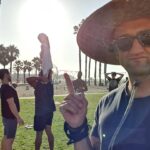 Casey Neistat Instagram - my kid, she a acrobat Santa Monica, California