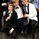 Casey Simpson Instagram - thanks @friartux for the tremendous tuxes! also check out Ky’s invisible music video when it comes out!!
