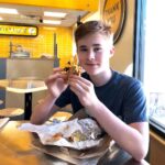 Casey Simpson Instagram - Eating a sandwich